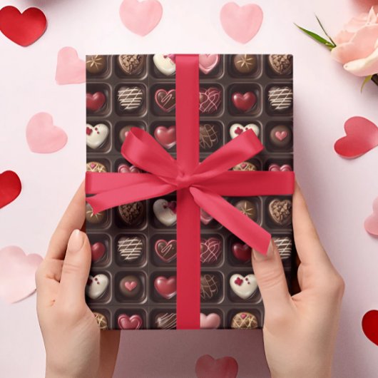 Valentijnsdag Chocolade snoep Cadeaupapier