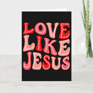 Valentijnsdag Christelijk Cadeau Groovy Liefde Als Kaart