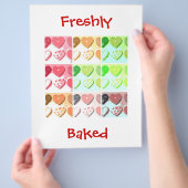 Valentijnsdag Cookies Flyer (Hand)