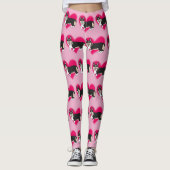 Valentijnsdag Corgi Leggings (Voorkant)