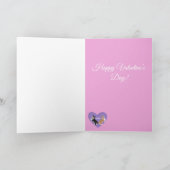 Valentijnsdag Corgi XOXO Bedankkaart (Binnen)