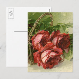 Valentijnsdag, Crimson Red Roses Feestdagenkaart