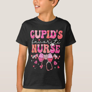 Valentijnsdag Cud's Favoriete Verpleegster Hart Me T-shirt
