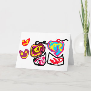 valentijnsdag cupcakes kaart