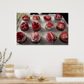 Valentijnsdag Cupcakes Poster (Keuken)
