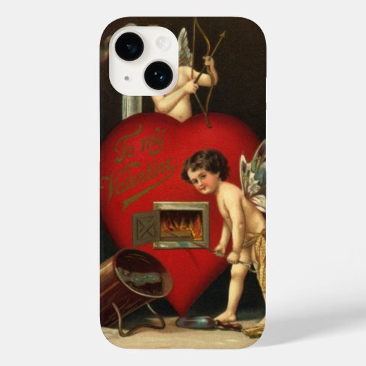 Valentijnsdag Cupid, Angels Burning Love Case-Mate iPhone Case (Achterkant)