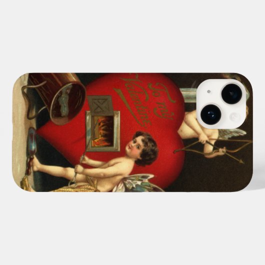 Valentijnsdag Cupid, Angels Burning Love Case-Mate iPhone Case (Achterkant (horizontaal))