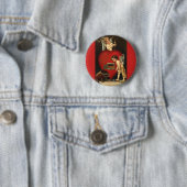  Valentijnsdag Cupid, Angels Burning Love Ronde Button 5,7 Cm (In situ)