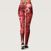 Valentijnsdag Cupid Hearts Leggings Yoga Pants (Achterkant)