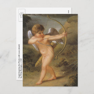 Valentijnsdag, Cupid met Bow en Pijl Feestdagenkaart