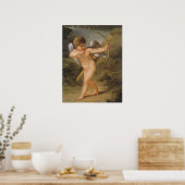 Valentijnsdag, Cupid met Bow en Pijl Poster (Keuken)