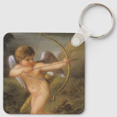 Valentijnsdag, Cupid met Bow en Pijl Sleutelhanger (Achterkant)