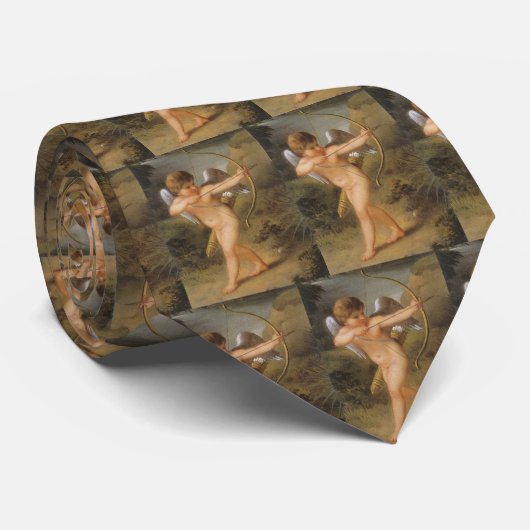 Valentijnsdag, Cupid met Bow en Pijl Stropdas (Opgerold)