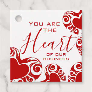 Valentijnsdag Customer Appreciation Gift Label