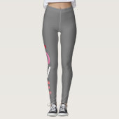 Valentijnsdag Cute Love Typography Mode Leggings (Voorkant)