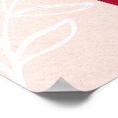 Valentijnsdag Cute Romantic Cat Couple Poster (Hoek)