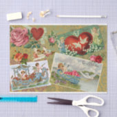  Valentijnsdag Decoupage, Angels, Flower Tissuepapier (Craft)