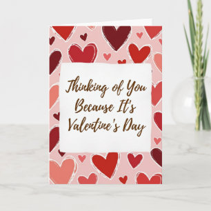 Valentijnsdag Denk Aan Jou Kaart
