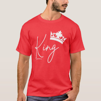 Valentijnsdag die naar paren kijkt Koningin Valent T-shirt