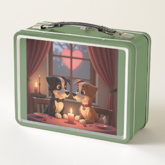 Valentijnsdag diner 4 2 metalen lunchbox