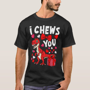 Valentijnsdag Dinosaur Rex Costume f T-shirt