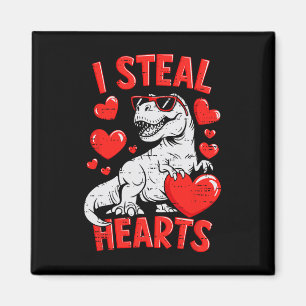 Valentijnsdag Dinosaur T Rex Hart Tiener Jongens M Magneet