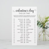 Valentijnsdag Dit of dat Game Editable game (Staand voorkant)
