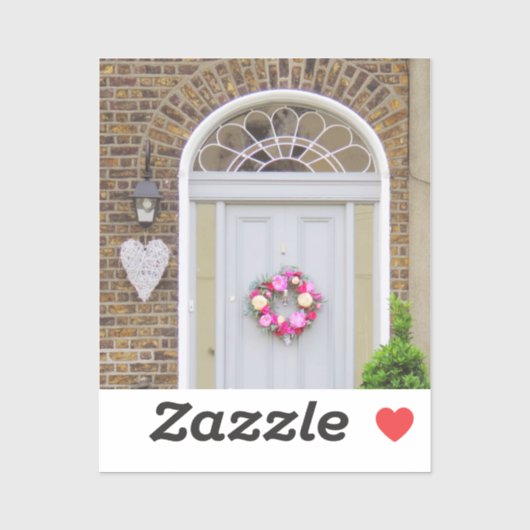 Valentijnsdag Door Sticker (Vel)