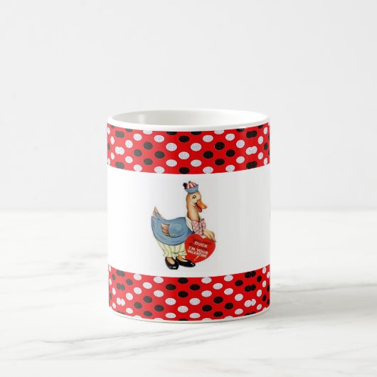 Valentijnsdag Duck Mokken (Center)