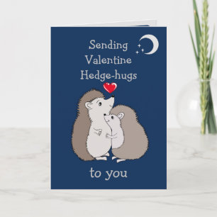 Valentijnsdag Egels Knuffels Kaart