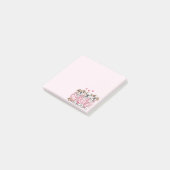 Valentijnsdag Engelse Bulldog Post-it® Notes (Schuin)