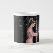 Valentijnsdag Fantasy Extra Grote Beker (Voorkant)