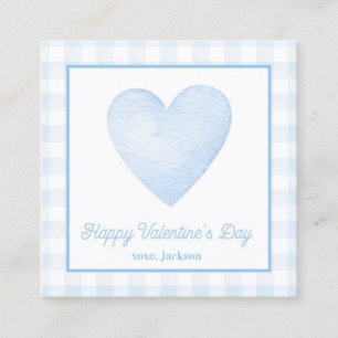Valentijnsdag Favor Tag Vierkante Visitekaartje