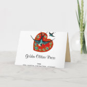  Valentijnsdag Feestdagen Kaart (Achterkant)