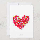 Valentijnsdag Feestdagenkaart (Achterkant)