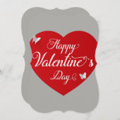 Valentijnsdag Feestdagenkaart (Voorkant / Achterkant)