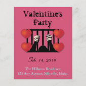 Valentijnsdag Feestje Gevangene Flyer (Achterkant)