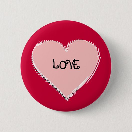 Valentijnsdag Flair Button (Voorkant)