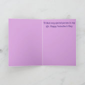 Valentijnsdag Folded Wenskaart Kaart (Binnen)