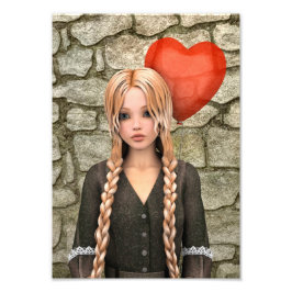 Valentijnsdag Foto Afdruk