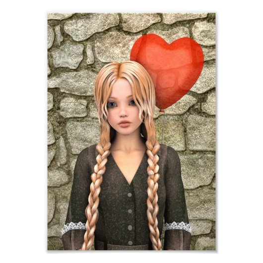 Valentijnsdag Foto Afdruk (Voorkant)