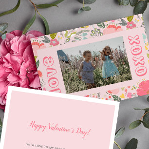 Valentijnsdag foto kinderen beste vrienden schatti feestdagenkaart