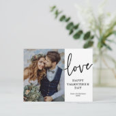 Valentijnsdag Fotokaart Feestdagenkaart (Staand voorkant)