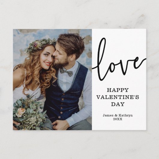 Valentijnsdag Fotokaart Feestdagenkaart (Voorkant)