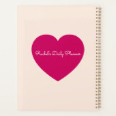 Valentijnsdag Framed Paar Planner (Achterkant)