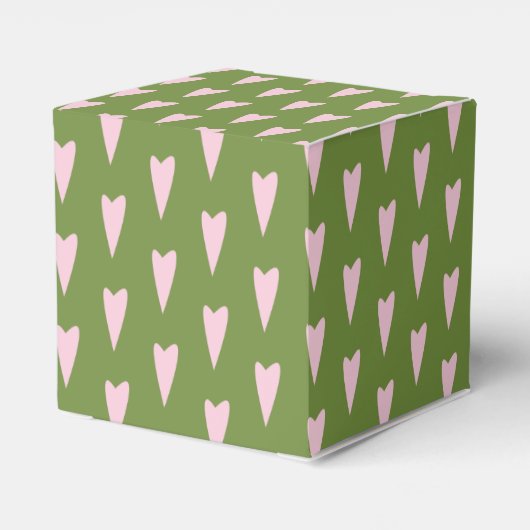 Valentijnsdag Frog Birthday Green Dank u Bedankdoosjes (Achterkant)