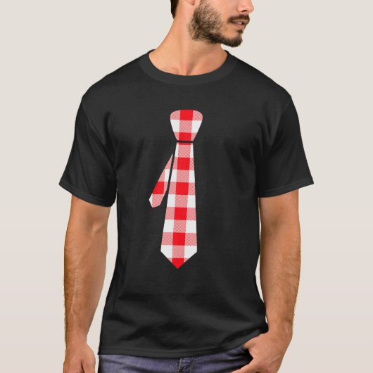 Valentijnsdag Funny Stropdas Cute Heart Boys Manne T-shirt (Voorkant)