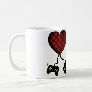 Valentijnsdag Gamer Geliefde Voor En Jongens Koffiemok