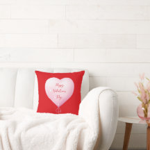 Valentijnsdag gelukkig hart aangepast helder rood