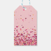 Valentijnsdag gepersonaliseerde foto cadeaulabel (Achterkant)